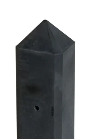 Actieprijs Beton Tussenpaal Glad met Diamantkop 10 x 10 cm (100 x 100 mm) Antraciet - Lengte 190 cm